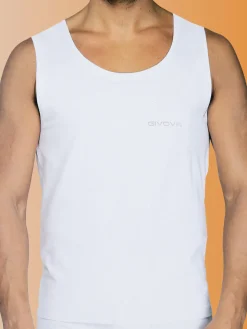 Givova Canotta uomo in cotone - bianco