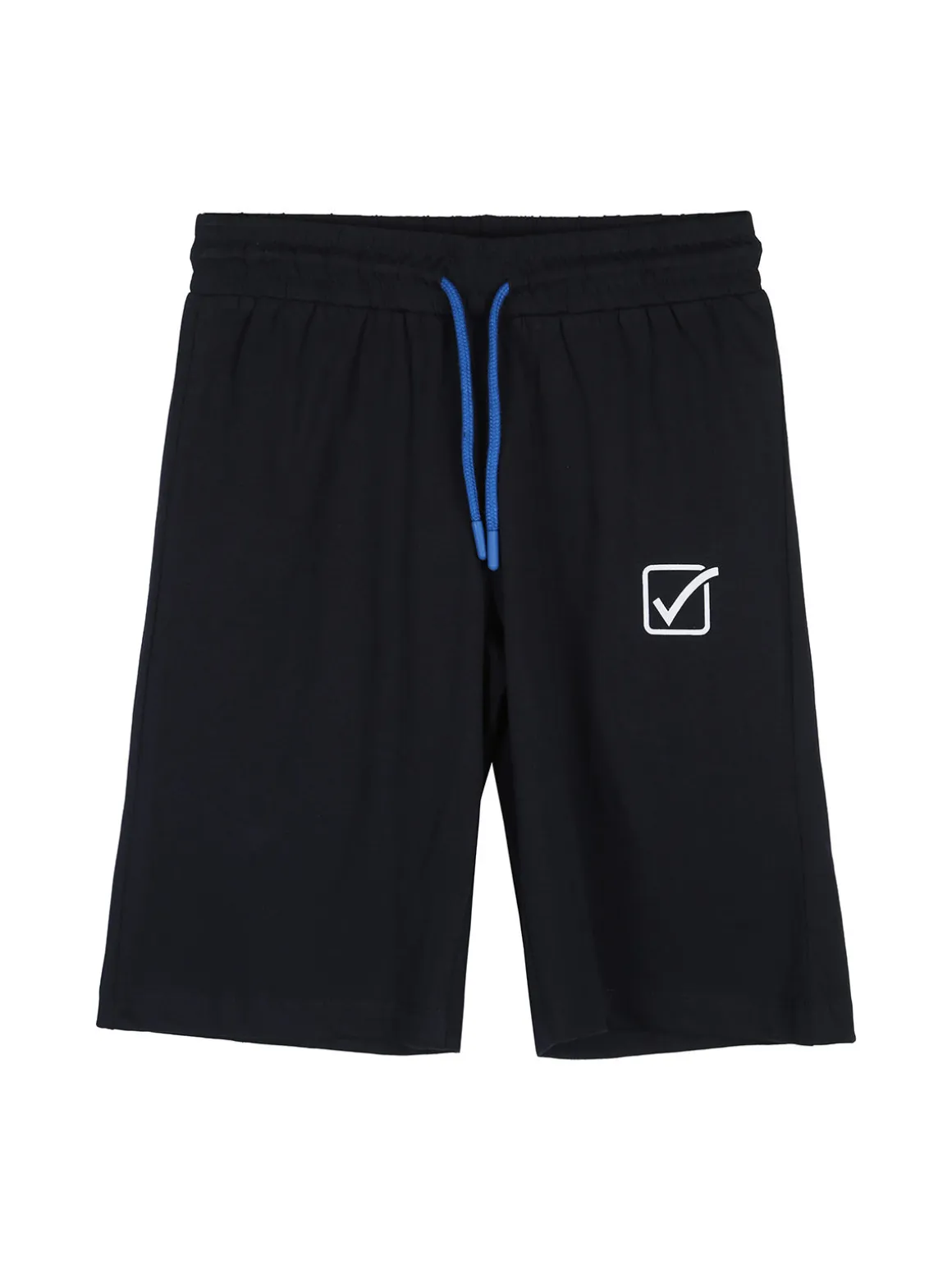 Givova Completo corto da bambino in cotone con t-shirt e bermuda - blu scuro