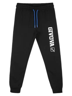 Givova Completo felpa college da bambino 2 pezzi con bottoni - blu