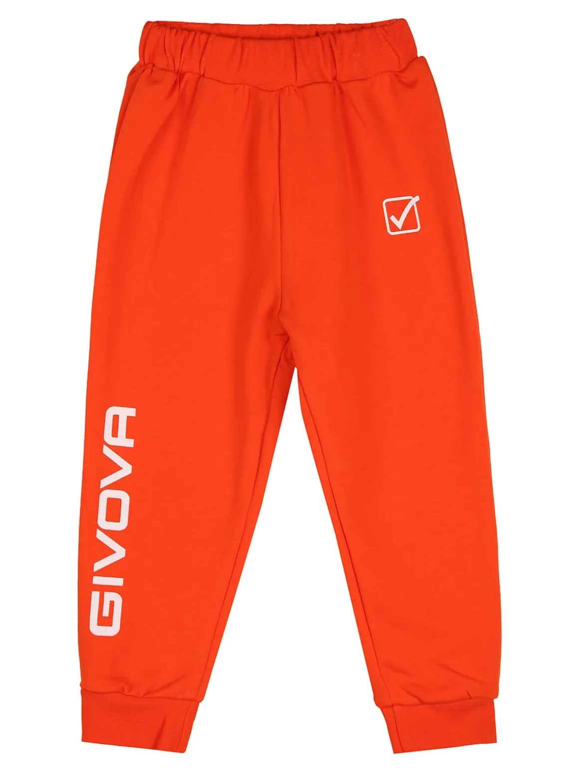 Givova Completo 2 pezzi da neonata con felpa e pantaloni tuta - rosso
