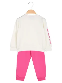 Givova Completo 2 pezzi da neonata con felpa e pantaloni tuta - fucsia