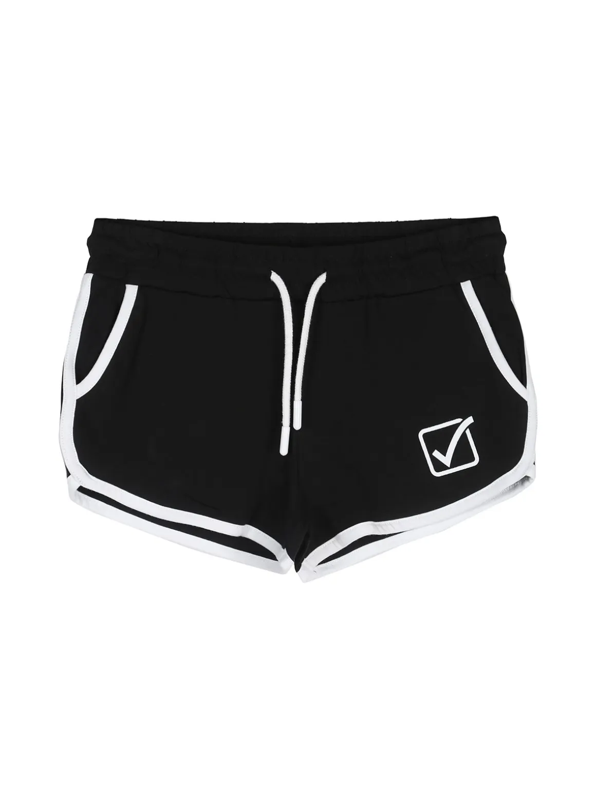 Givova Completo sportivo da ragazza con top e shorts - nero
