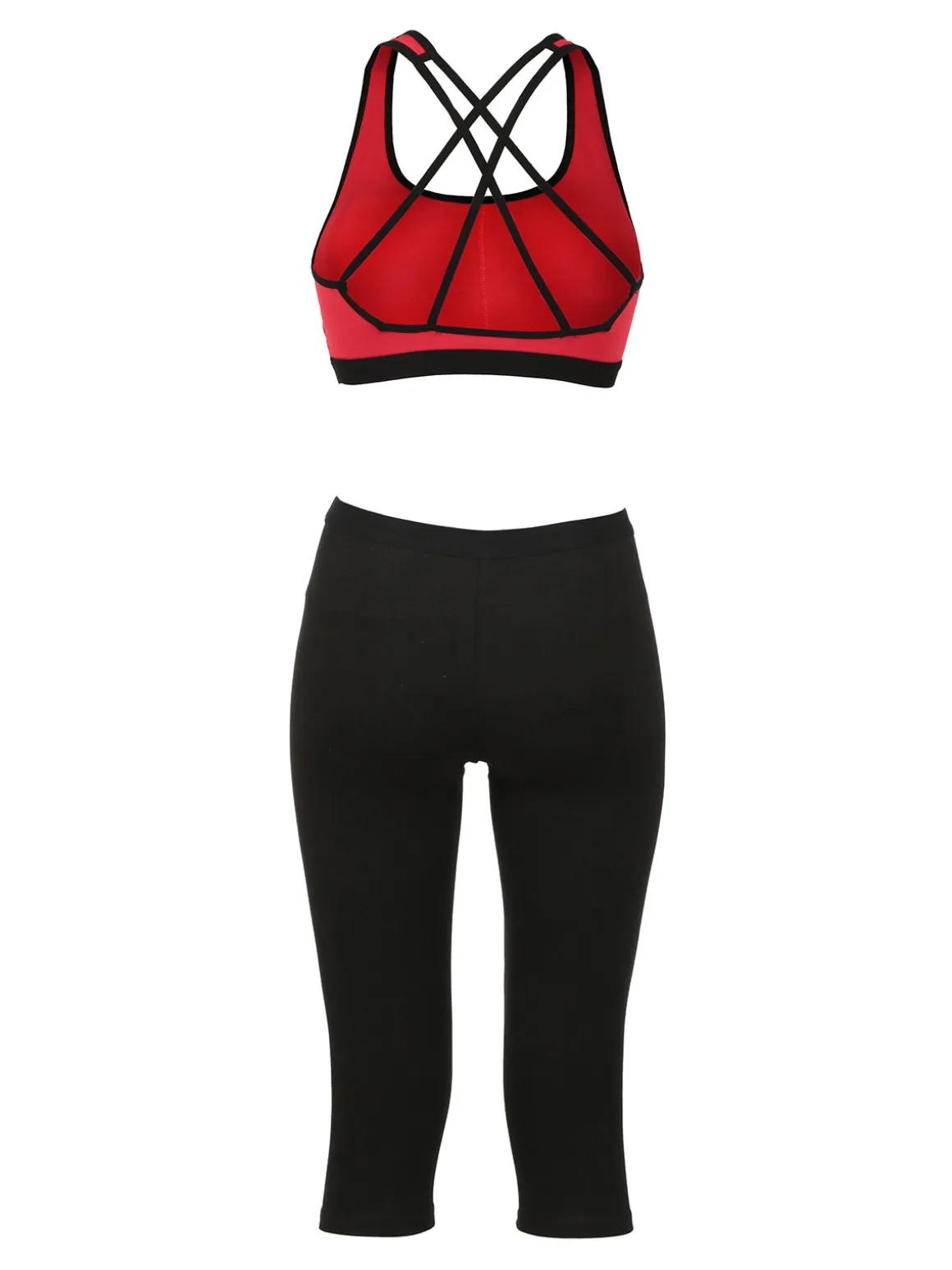 Givova Completo sportivo donna top + leggings a 3/4