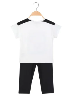 Givova Completo sportivo 2 pezzi da bambina con leggings