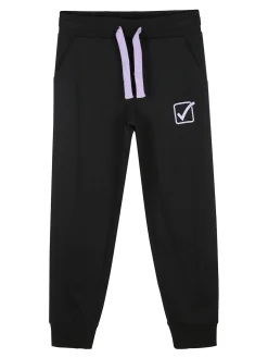 Givova Completo tuta da bambina con cappuccio e zip - nero