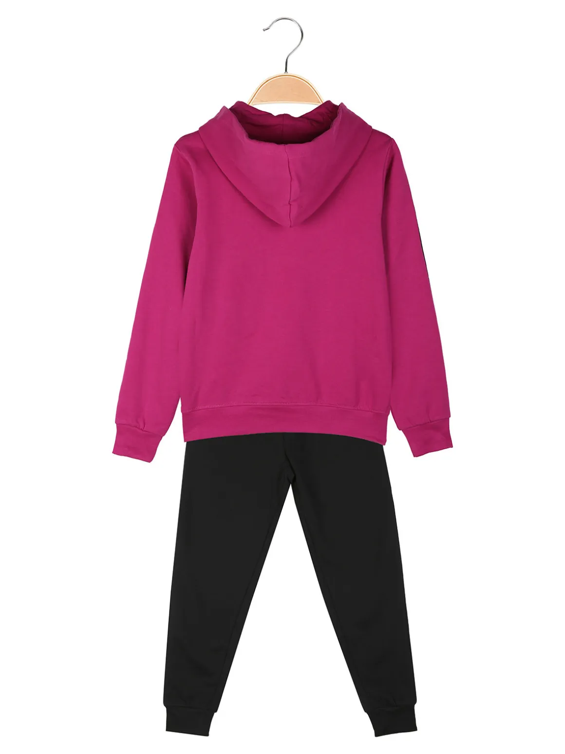 Givova Completo tuta da bambina 2 pezzi con cappuccio - fucsia