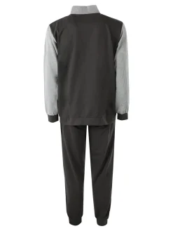 Givova Completo tuta da uomo full zip in cotone - antracite
