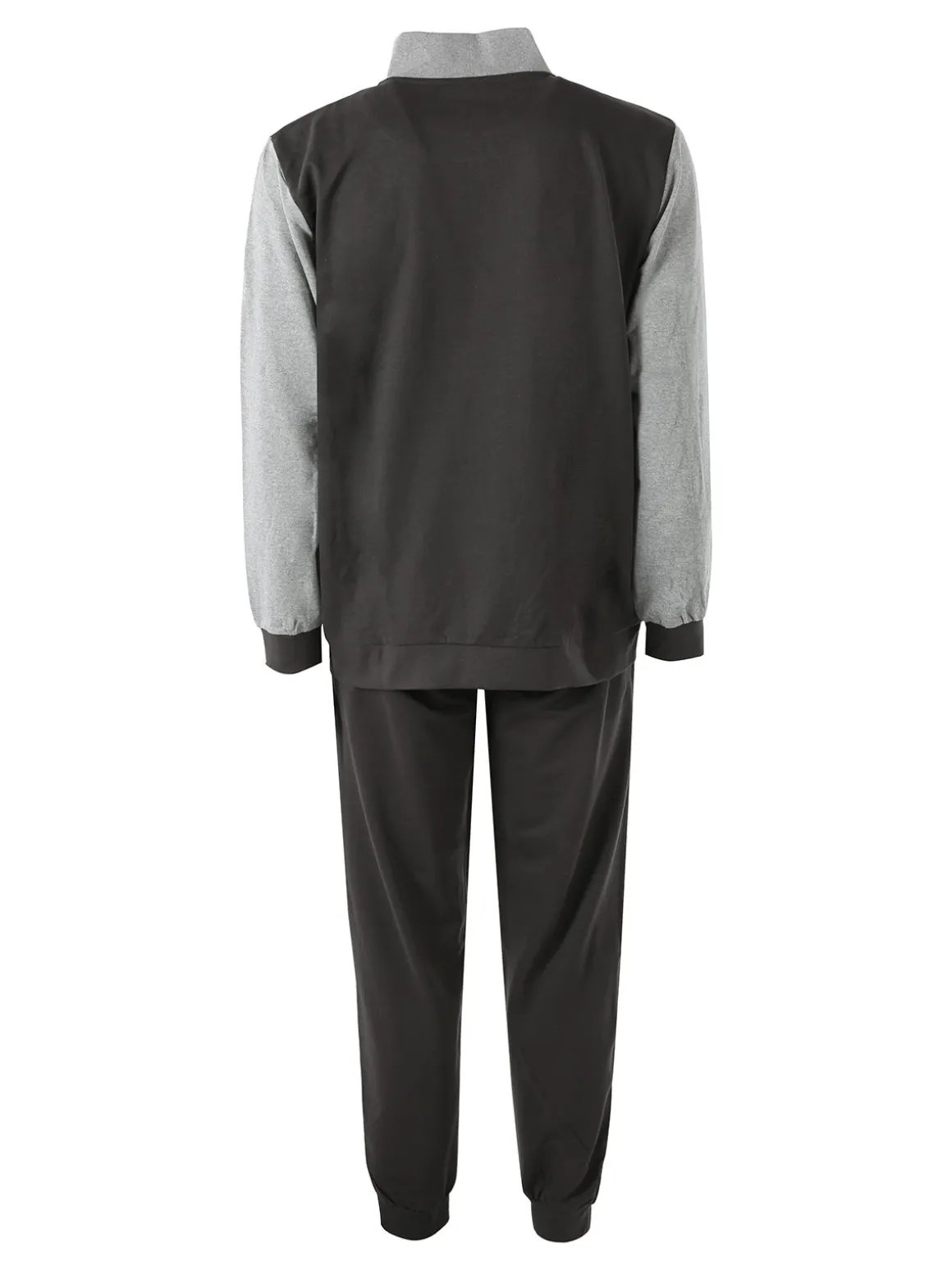 Givova Completo tuta da uomo full zip in cotone - antracite