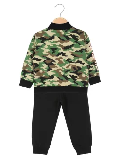 Givova Completo tuta 2 pezzi da neonato con zip - nero
