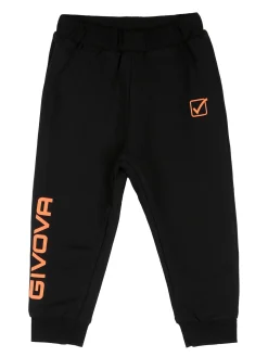 Givova Completo tuta 2 pezzi da neonato con cappuccio e zip - nero