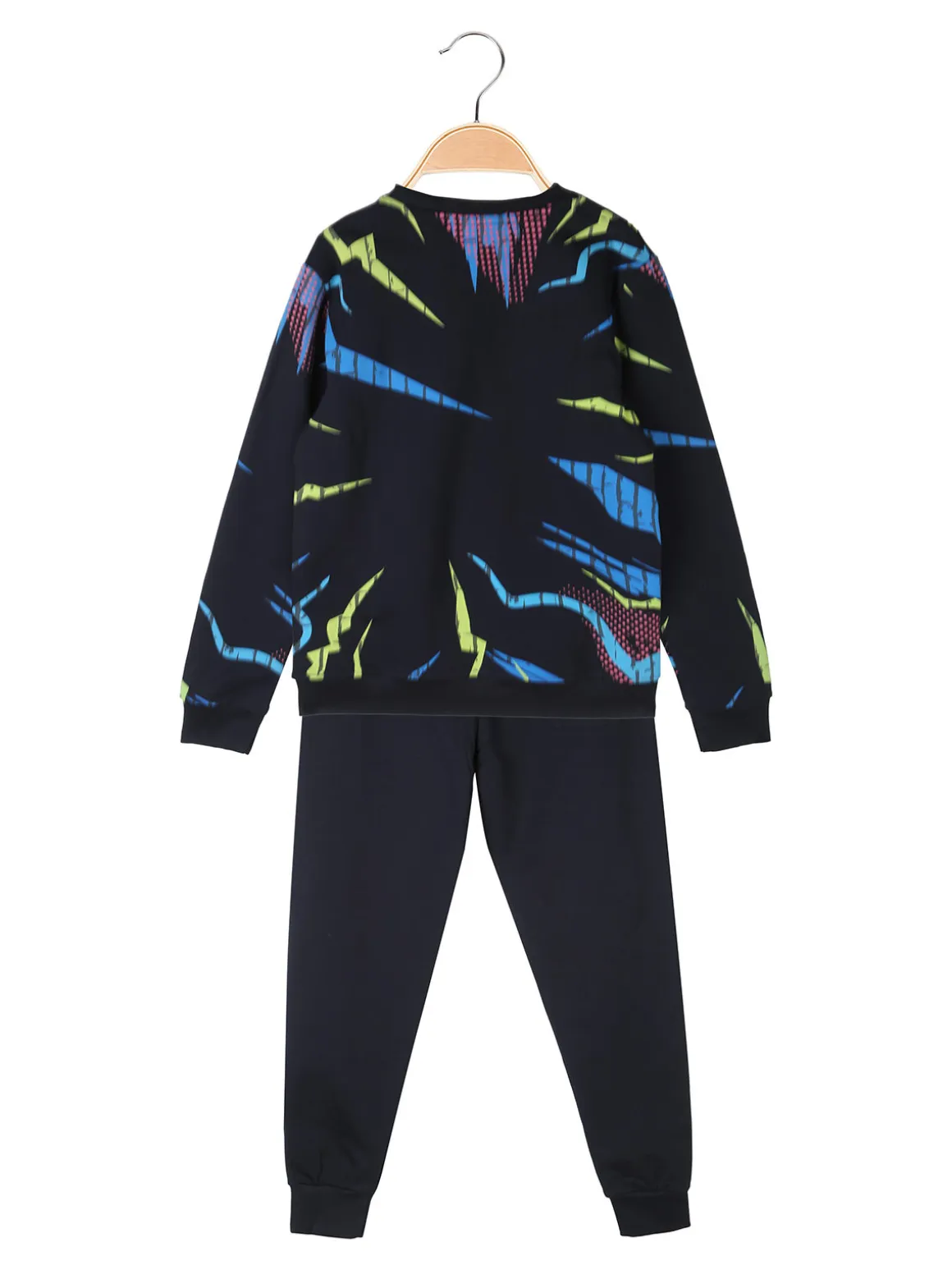 Givova Completo tuta 2 pezzi girocollo da bambino con logo - blu scuro
