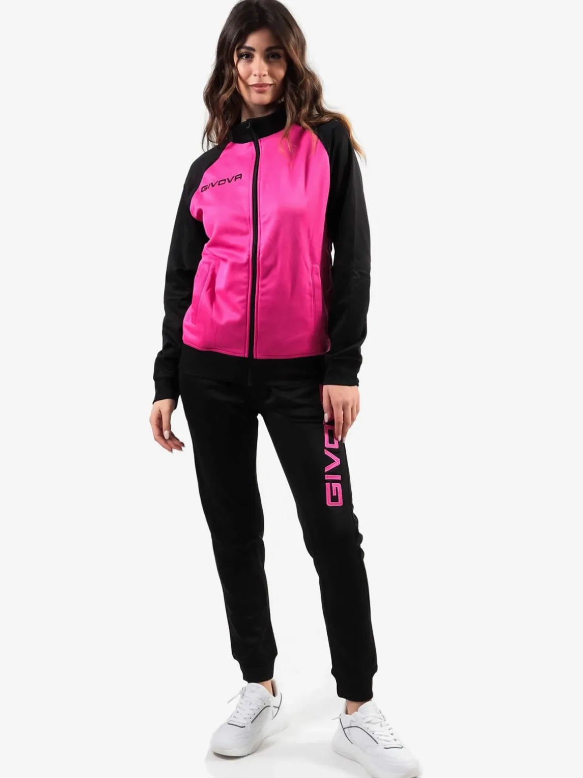 Givova CUBA Completo tuta da donna 2 pezzi full zip