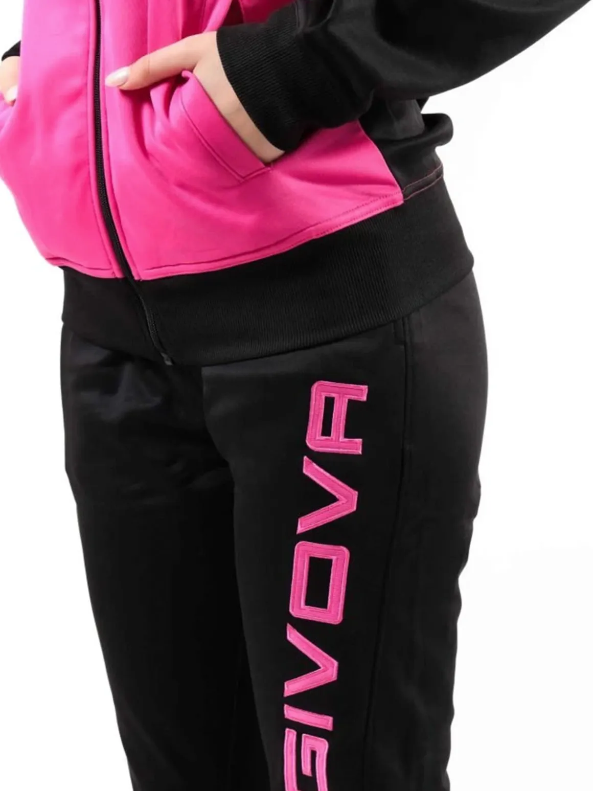 Givova CUBA Completo tuta da donna 2 pezzi full zip