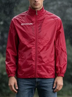 Givova Giacca a vento da uomo con zip