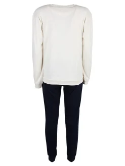 Givova Pigiama donna in cotone interlock - panna