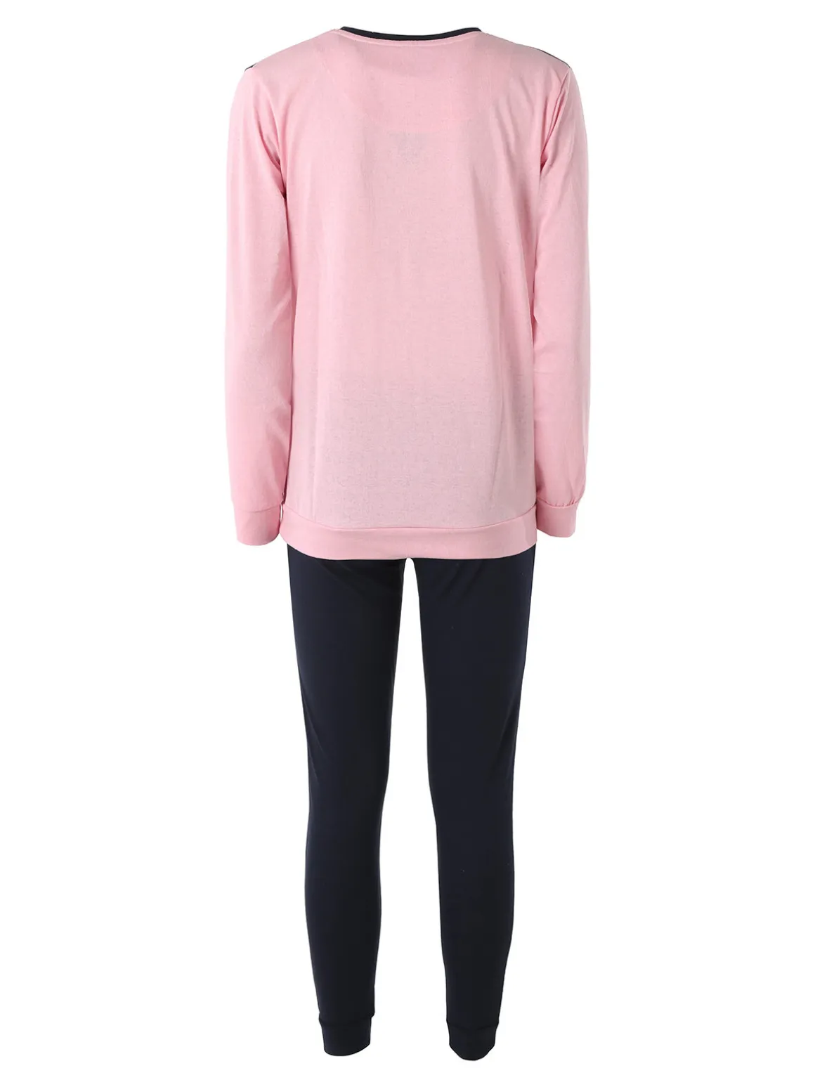 Givova Pigiama lungo da donna in misto cotone - blu scuro