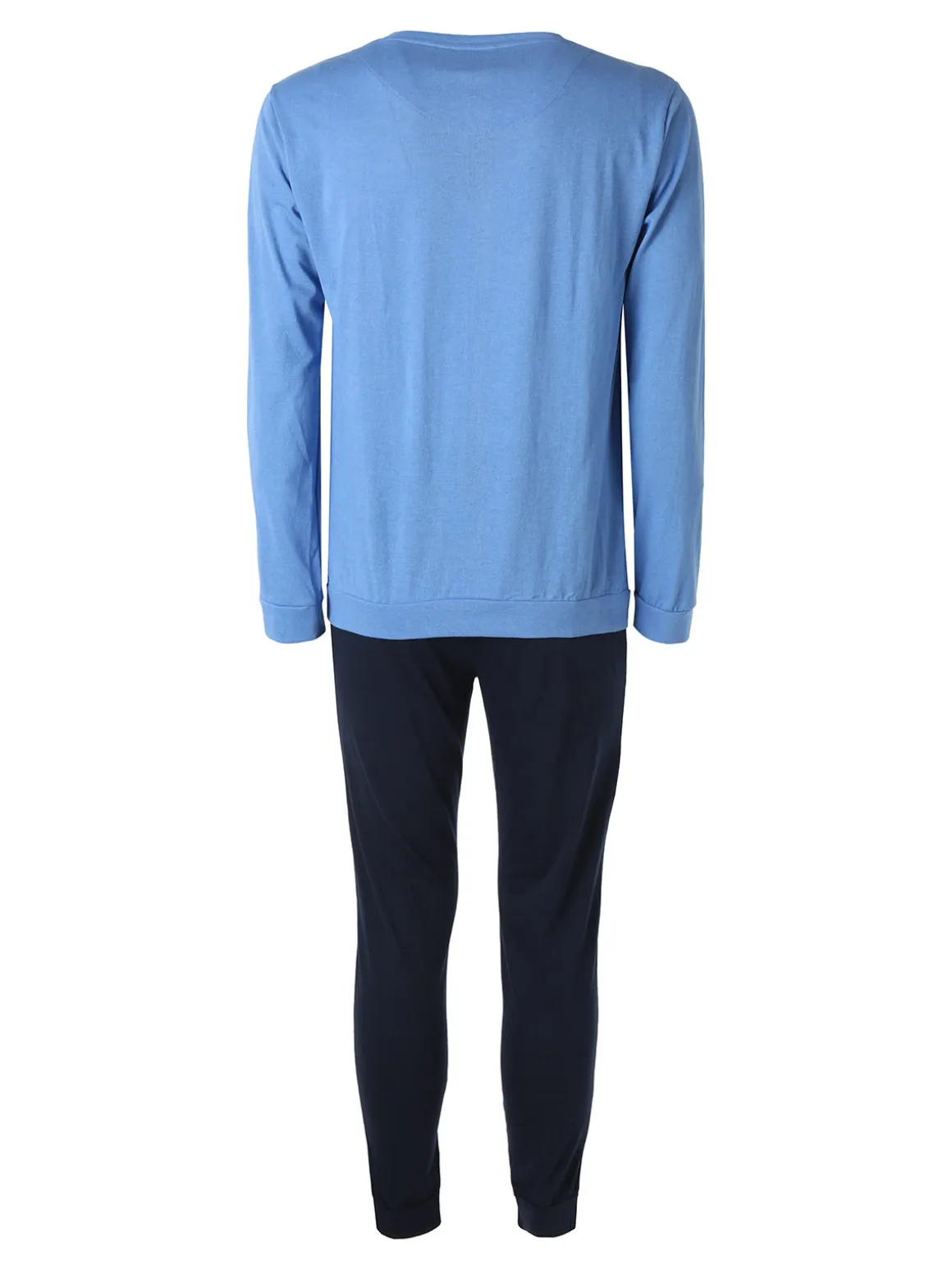 Givova Pigiama lungo da uomo in misto cotone - blu
