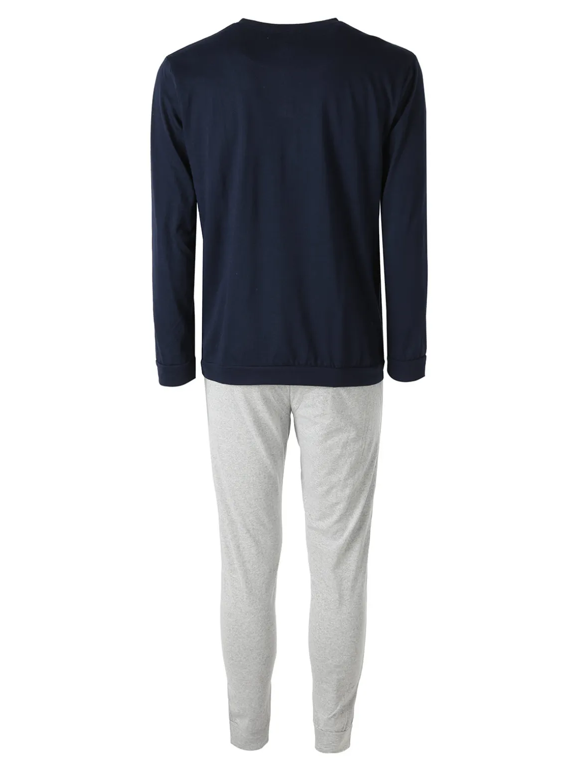 Givova Pigiama lungo da uomo in misto cotone - blu scuro