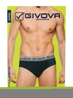 Givova Slip da uomo in cotone bielastico - blu