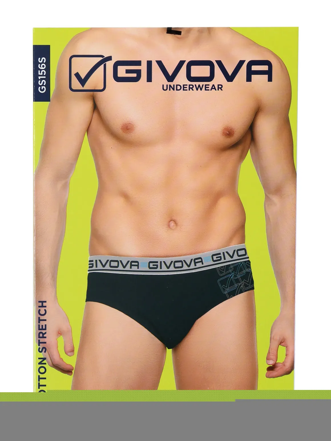 Givova Slip da uomo in cotone bielastico - blu