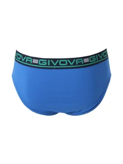 Givova Slip da uomo in cotone bielastico - blu
