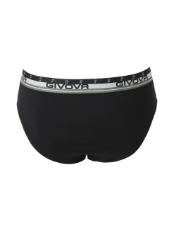 Givova Slip da uomo in cotone bielastico - nero
