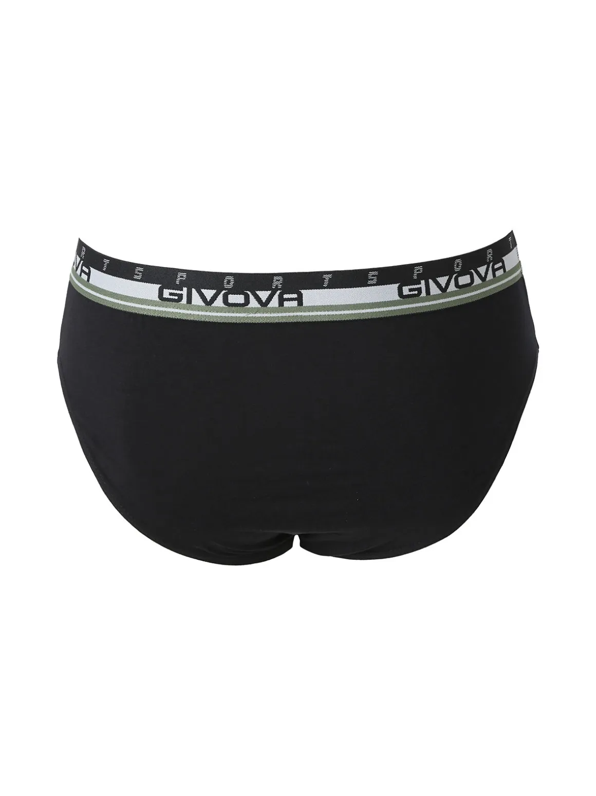 Givova Slip da uomo in cotone bielastico - nero