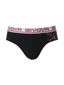 Givova Slip da uomo in cotone bielastico - nero