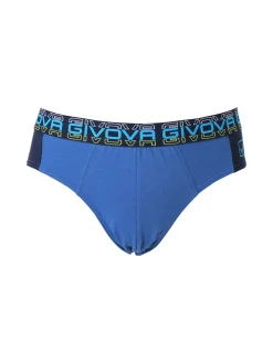 Givova Slip da uomo in cotone stretch - blu