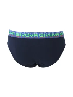 Givova Slip da uomo in cotone stretch - blu scuro