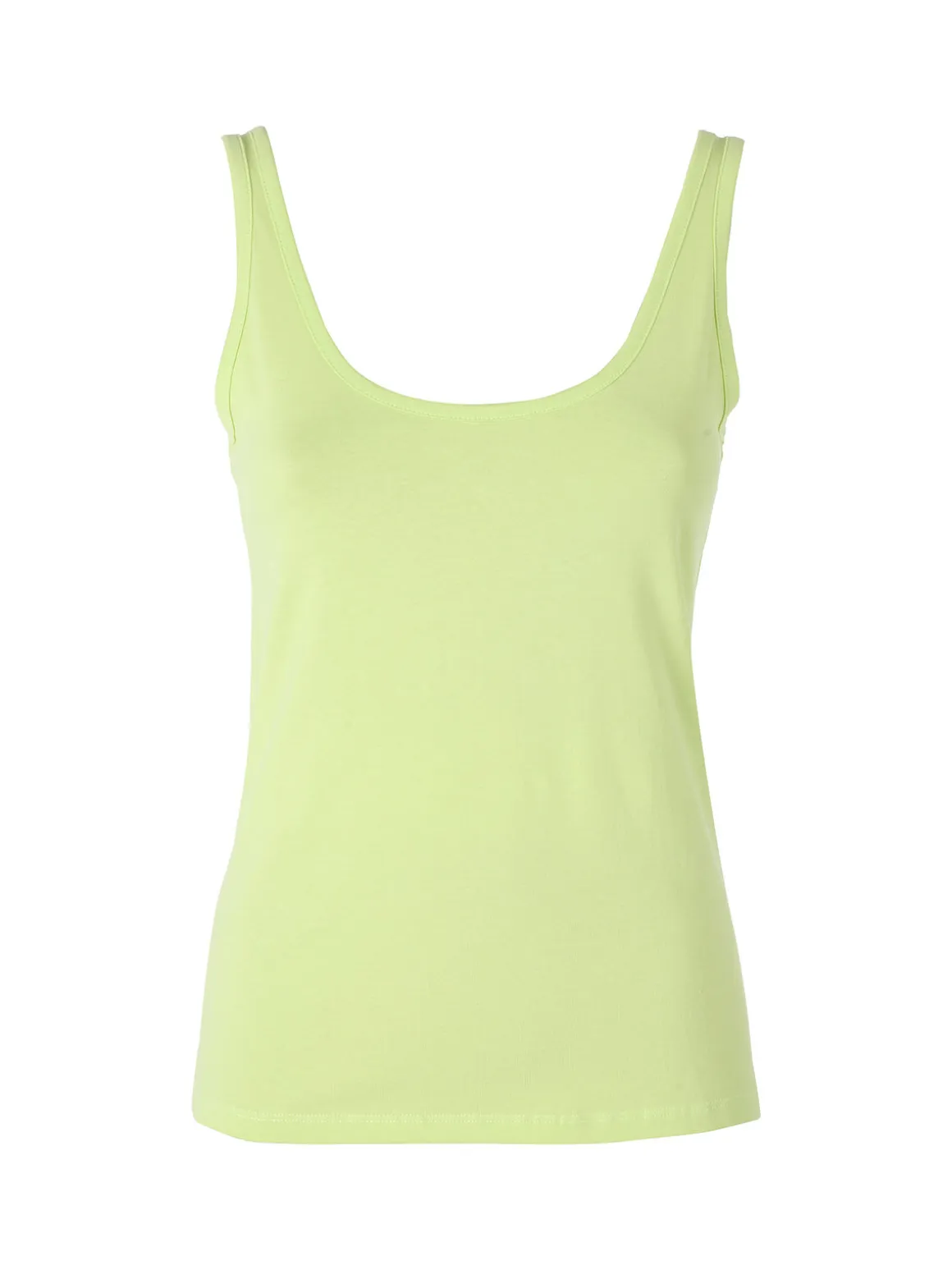 Givova Top donna in cotone bielastico a spalla larga - verde chiaro