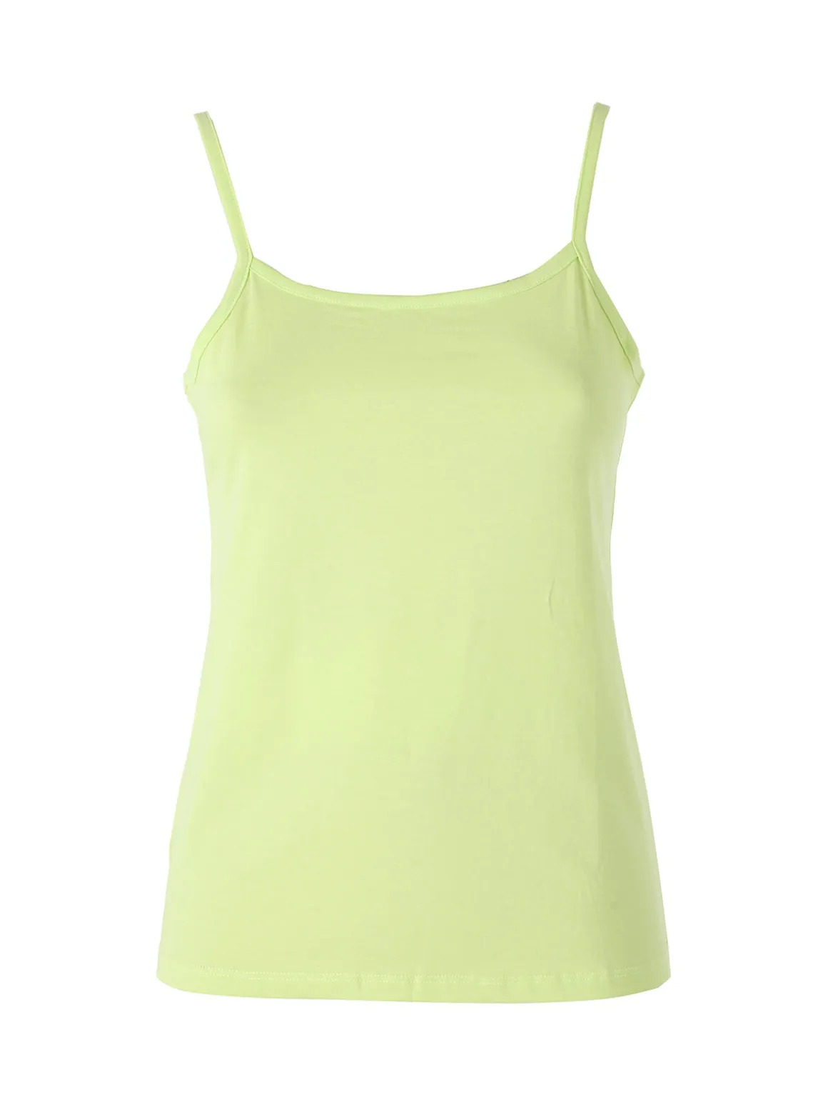 Givova Top donna in cotone bielastico con spalline sottili - verde chiaro