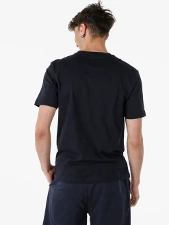 Givova T-shirt girocollo da uomo in cotone - blu scuro