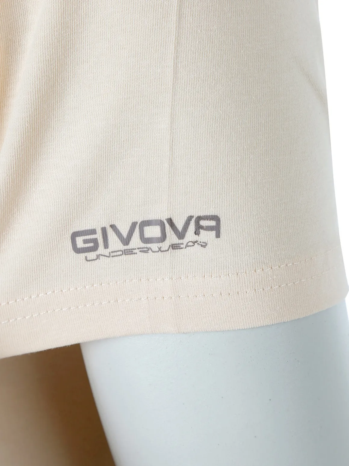 Givova T-shirt intima da uomo in cotone bielastico - beige