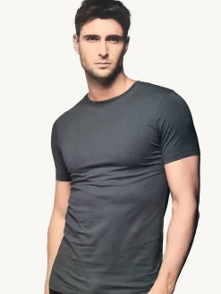 Givova T-shirt intima da uomo in cotone bielastico - antracite