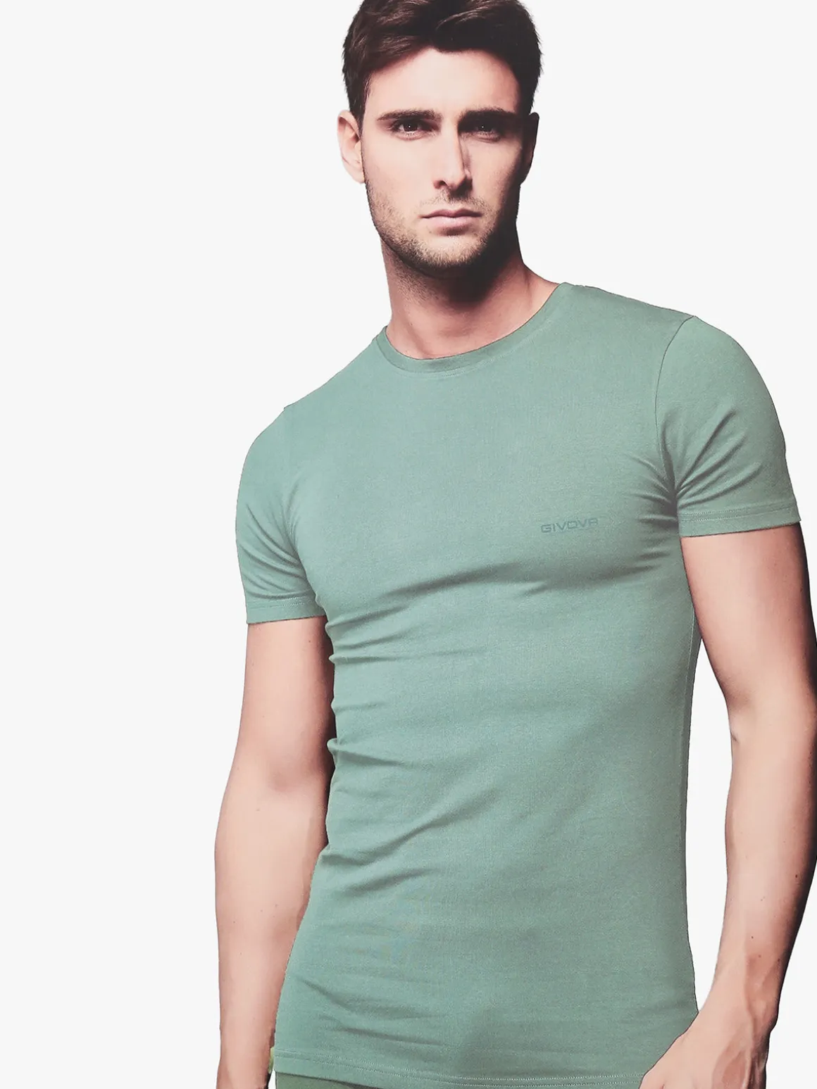 Givova T-shirt intima manica corta uomo - verde