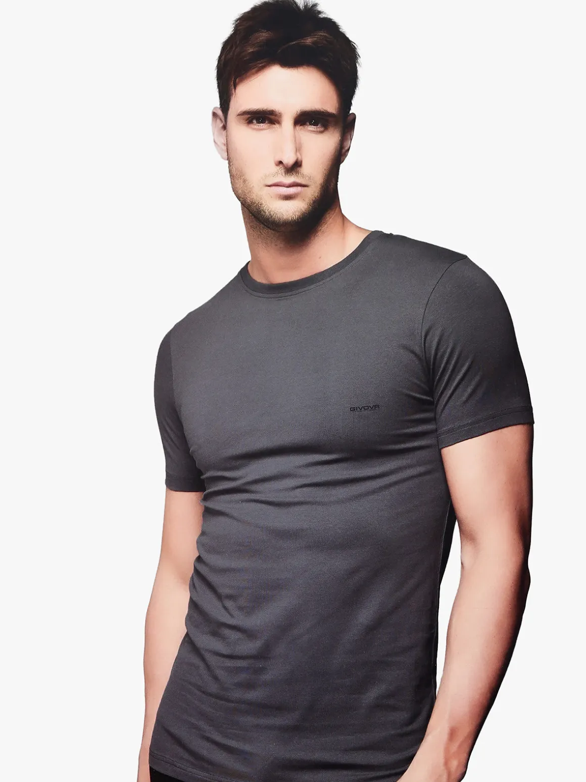 Givova T-shirt intima manica corta uomo - antracite