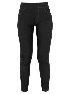 Gladys Jeggings donna con interno felpato - nero