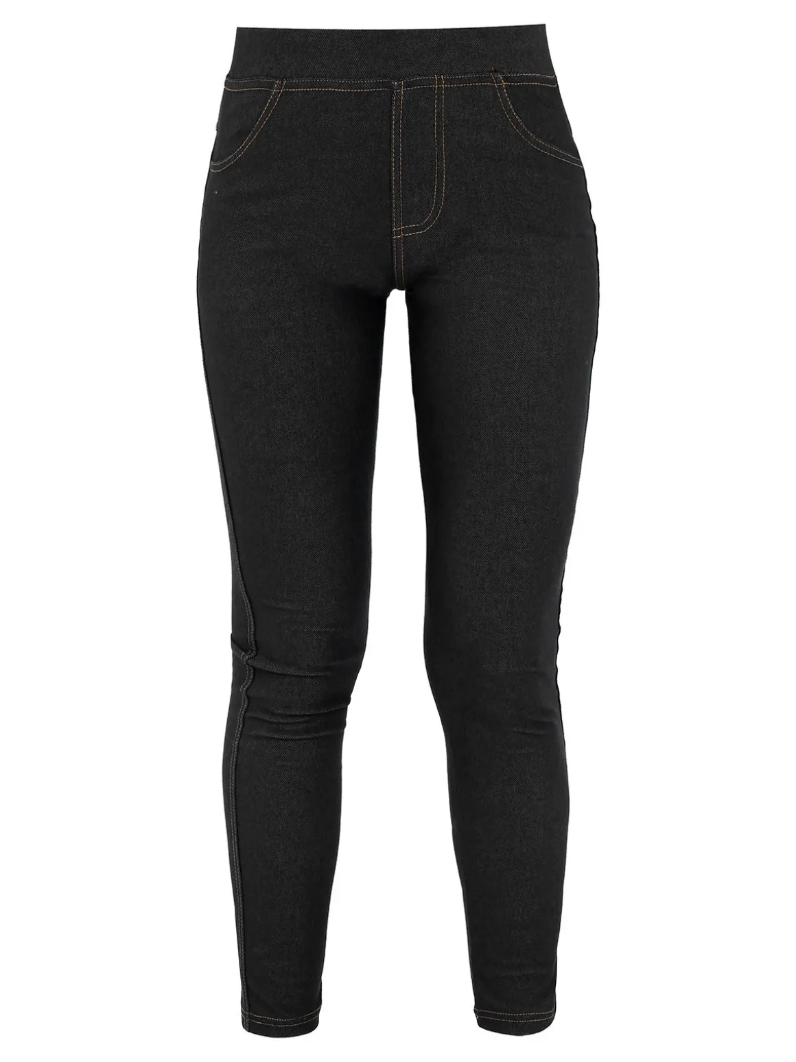 Gladys Jeggings donna con interno felpato - nero