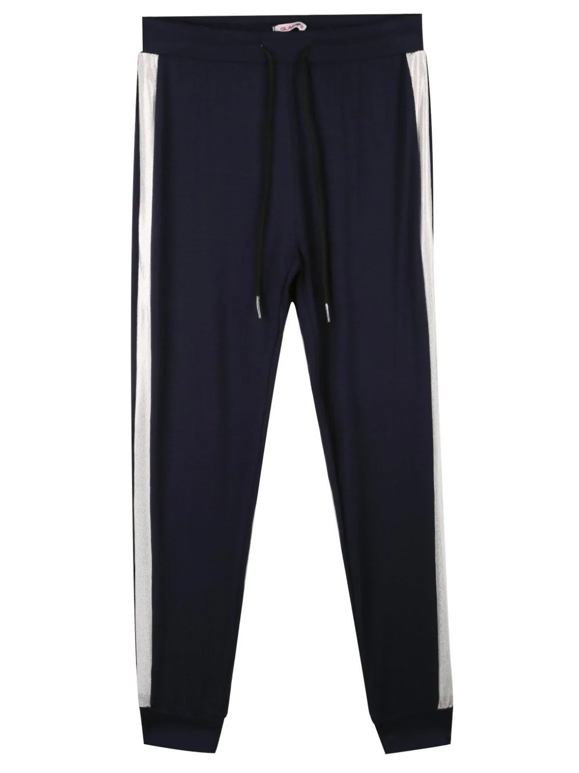 Gladys Leggings da bambina con polsini e striscia laterale
