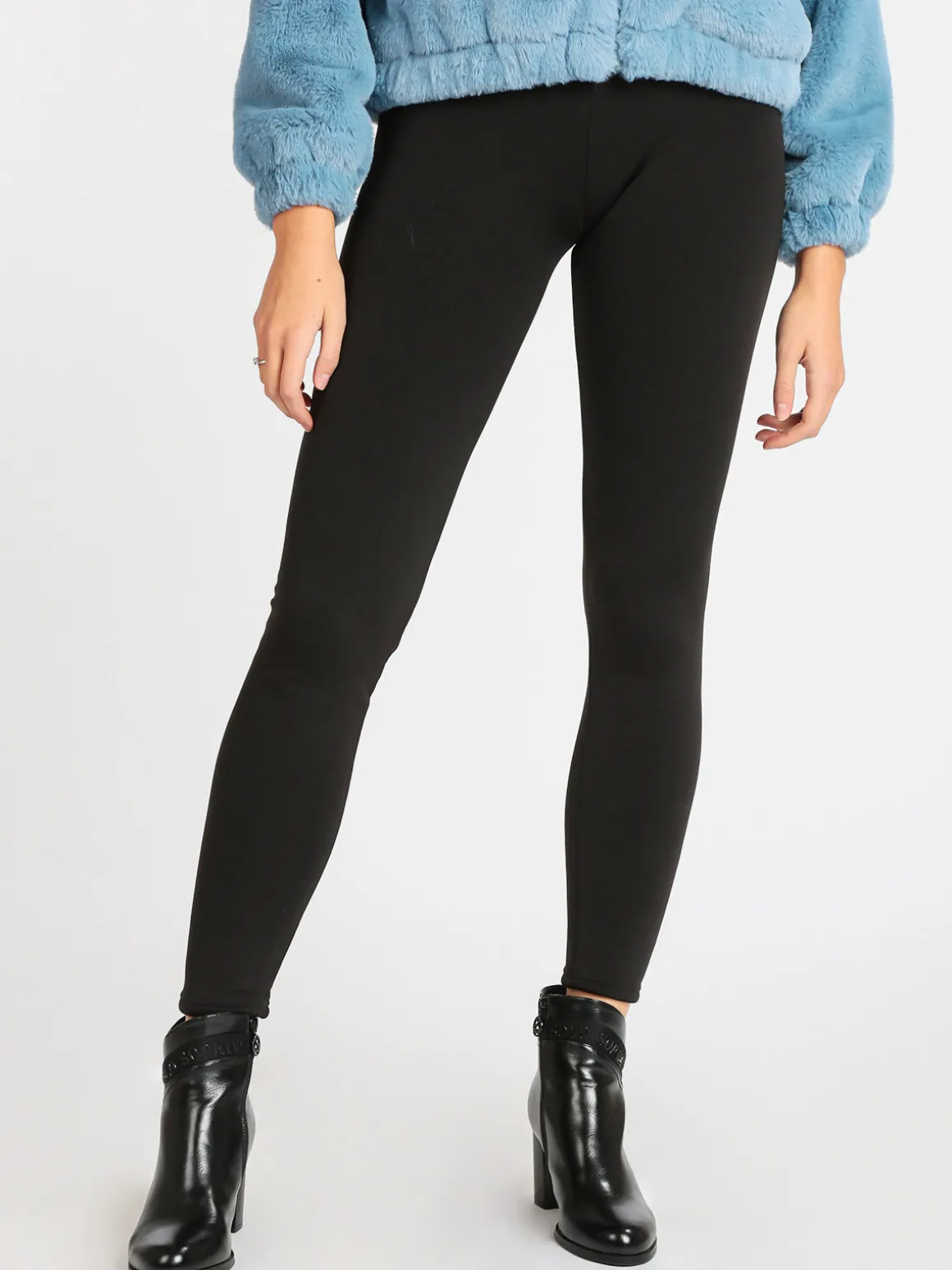 Gladys Leggings da donna interno imbottito