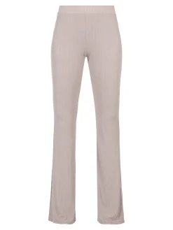 Gladys Leggings donna leggeri con finale a zampa e spacco laterale