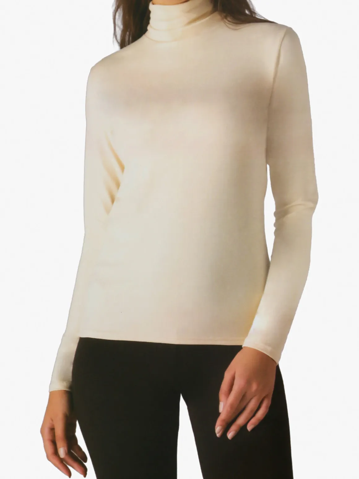 Gladys Maglia dolcevita donna termo light - naturale