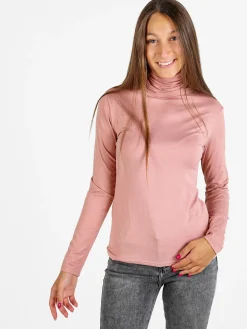 Gladys Maglia dolcevita donna termo light - rosa