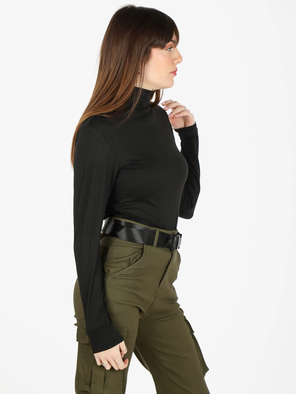 Gladys Maglia dolcevita donna in microfibra