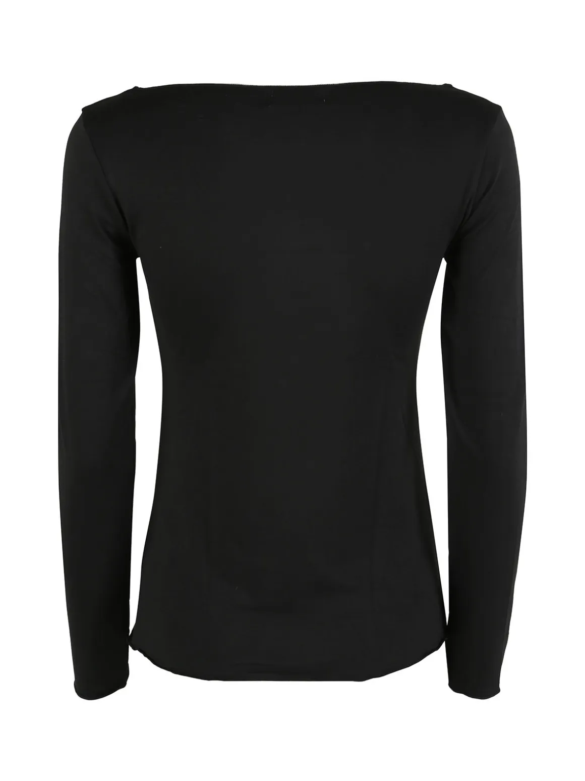 Gladys Maglia donna termo light con scollo a barca - nero