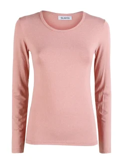 Gladys Maglia girocollo da donna termo light - rosa