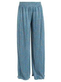 Gladys Pantaloni da donna a gamba larga plissettati