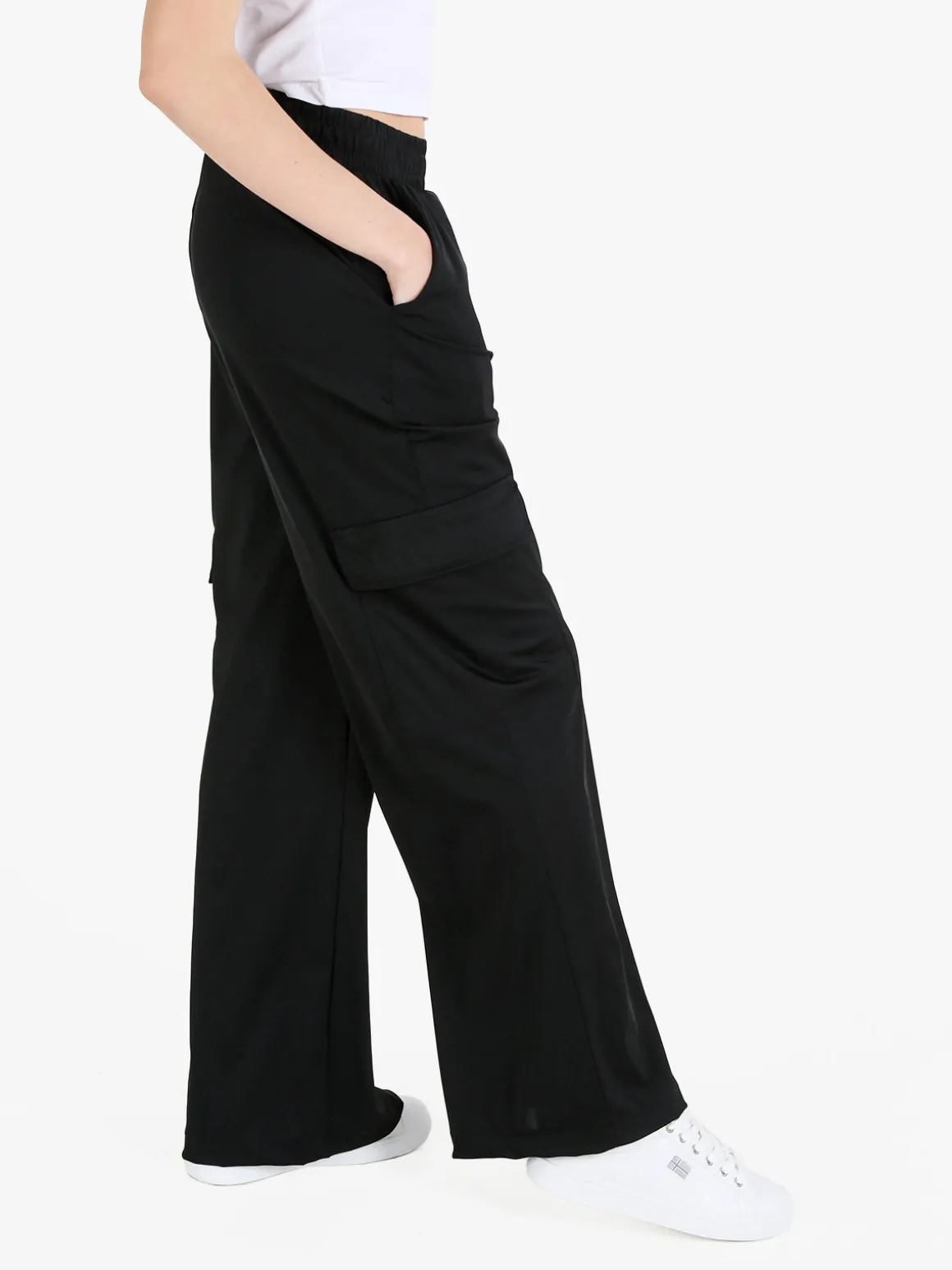 Gladys Pantaloni da donna cargo a gamba larga