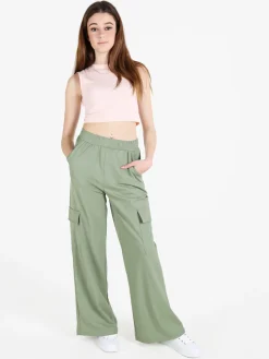 Gladys Pantaloni da donna cargo a gamba larga